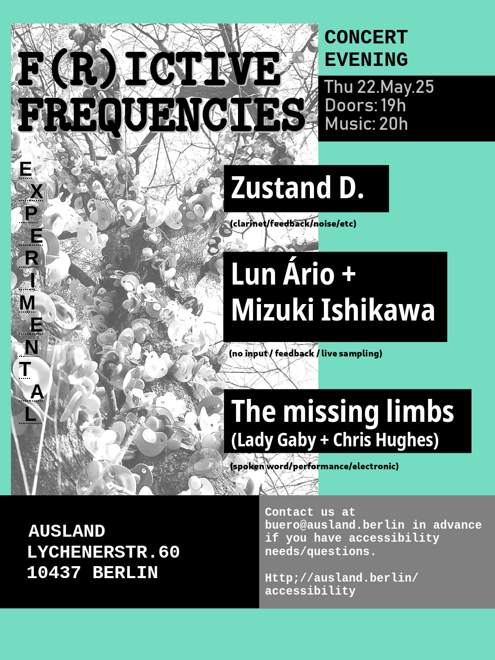 Poster to Frictive Frequencies 22.May.2025