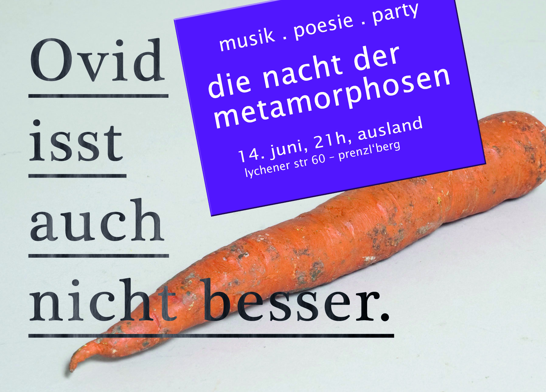 Image for Nacht der Metamorphosen: Zeitschriftenpräsentation